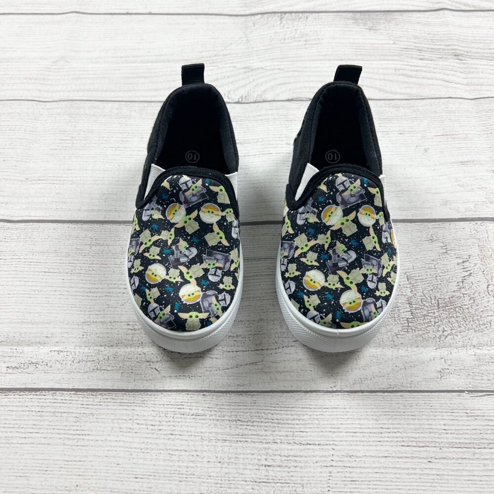Star Wars Mandalorian Grogu Slip On Sneakers - Picture 2 of 7